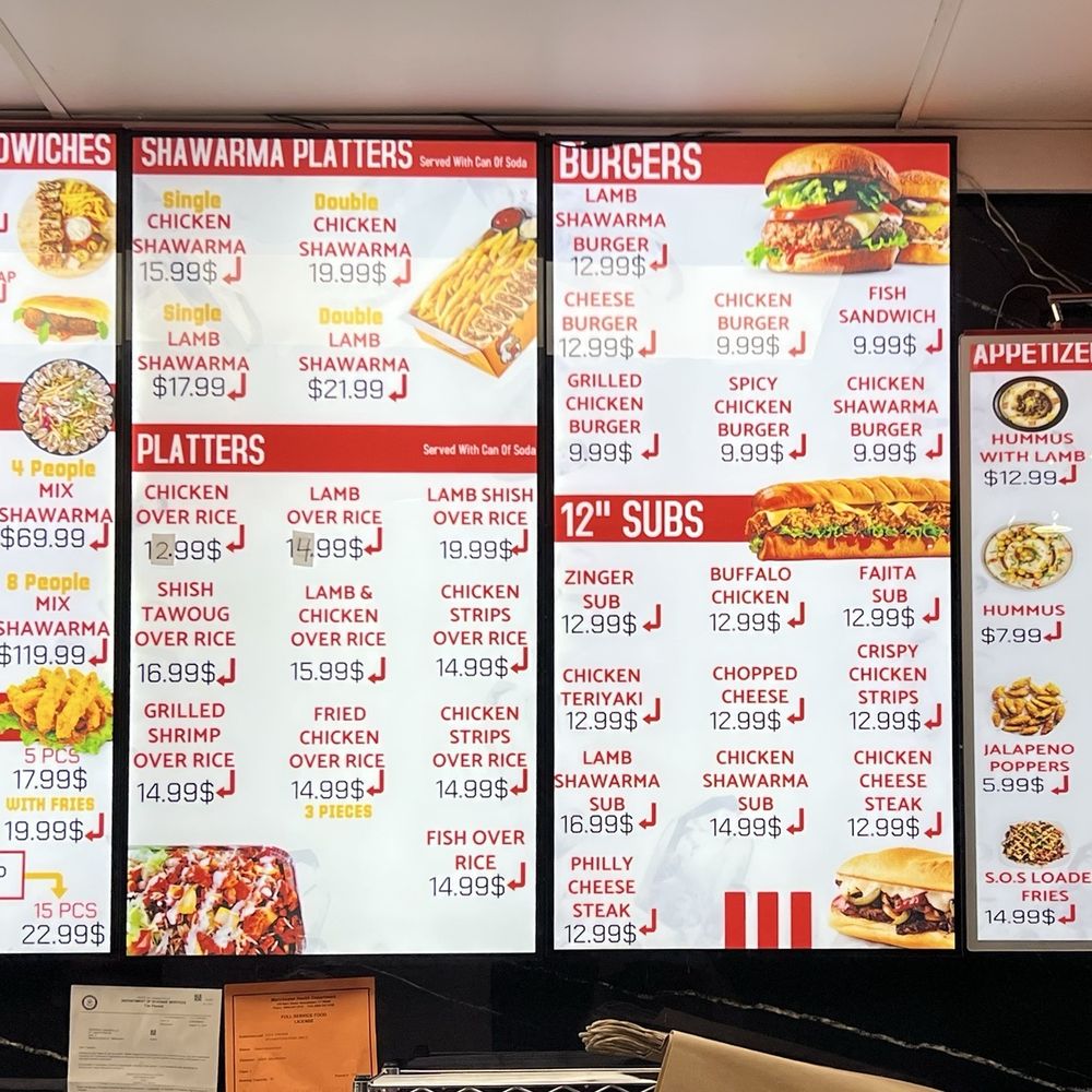 SOS Fried Chicken and Shawarma - Menu - Chicken Shop Near Me - Manchester, Connecticut SOS Fried Chicken and Shawarma - Menu - Chicken Shop Near Me - Manchester, Connecticut