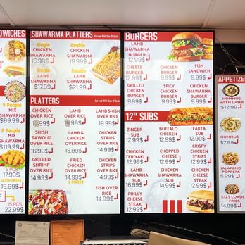 SOS Fried Chicken and Shawarma - Menu - Chicken Shop Near Me - Manchester, Connecticut