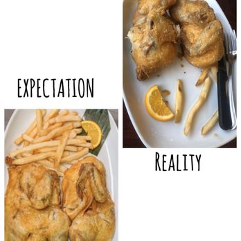 Max’s Restaurant - Chicago - Reality of food was served on the right! We were surprised they literally served the chicken with only 4 fries... AS A GARNISH?!!! - Filipino Near Me - Chicago, Illinois Max’s Restaurant - Chicago - Reality of food was served on the right! We were surprised they literally served the chicken with only 4 fries... AS A GARNISH?!!! - Filipino Near Me - Chicago, Illinois