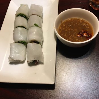 Huynh Restaurant - Pork spring rolls in special rice paper with meat sauce. - Vietnamese Near Me - Houston, Texas Huynh Restaurant - Pork spring rolls in special rice paper with meat sauce. - Vietnamese Near Me - Houston, Texas