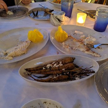 Blu Mar - Morracan carrots and some of the fish we got - Mediterranean Near Me - Southampton, New York
