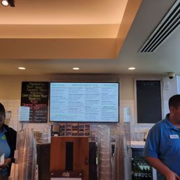 Current menu. It changes seasonally