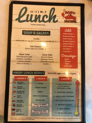 Menu photo 7 Angry Crab Shack Surprise, AZ