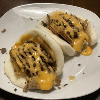 Bao - Pork Belly Slider (2) Do not recommend. A lot gristle and Fat. - Taiwanese Near Me - Pittsburgh, Pennsylvania