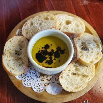 Addictive Wine and Tapas Bar - Bread olive oil and balsamic - Wine Bars Near Me - East Elmhurst, New York Addictive Wine and Tapas Bar - Bread olive oil and balsamic - Wine Bars Near Me - East Elmhurst, New York