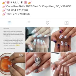 Coquitlam Nails - One of the tech's Instagram