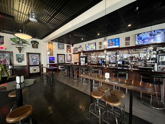 Bank-to-Bar Transformation - Throwback to 2016: We had the unique opportunity to transform an old bank into this vibrant bar! 🏛️➡️🍸 We preserved original architectural elements, like the high ceilings and open layout, while adding custom bar fixtures, stylish lighting, and unique decor to create a welcoming, one-of-a-kind space.
This project is a perfect example of blending history with modern design to give new life to old spaces. Whether it's a bar, restaurant, or commercial property, we're here to bring your vision to life. Bank-to-Bar Transformation - Throwback to 2016: We had the unique opportunity to transform an old bank into this vibrant bar! 🏛️➡️🍸 We preserved original architectural elements, like the high ceilings and open layout, while adding custom bar fixtures, stylish lighting, and unique decor to create a welcoming, one-of-a-kind space.
This project is a perfect example of blending history with modern design to give new life to old spaces. Whether it's a bar, restaurant, or commercial property, we're here to bring your vision to life.