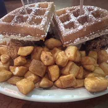 Mom's Chicken and Waffles - Mom's Sunrise Chicken and Waffle - New American Near Me - San Diego, California