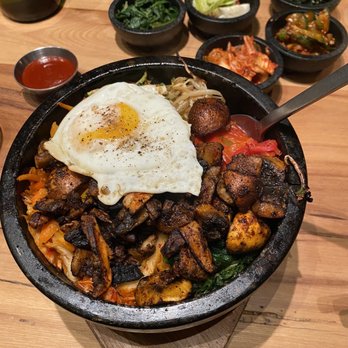 Oseyo - Bibimbap Beoseot - Assorted Mushrooms - Korean Near Me - Austin, Texas Oseyo - Bibimbap Beoseot - Assorted Mushrooms - Korean Near Me - Austin, Texas