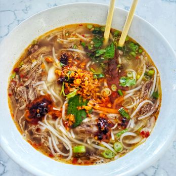 Roll Play - The Spicy Oxtail Beef Pho....is the business! Soooo good!! - Vietnamese Near Me - Falls Church, Virginia Roll Play - The Spicy Oxtail Beef Pho....is the business! Soooo good!! - Vietnamese Near Me - Falls Church, Virginia