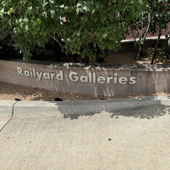 Railyard Arts District - Sign - Art Galleries Near Me - Santa Fe, New Mexico