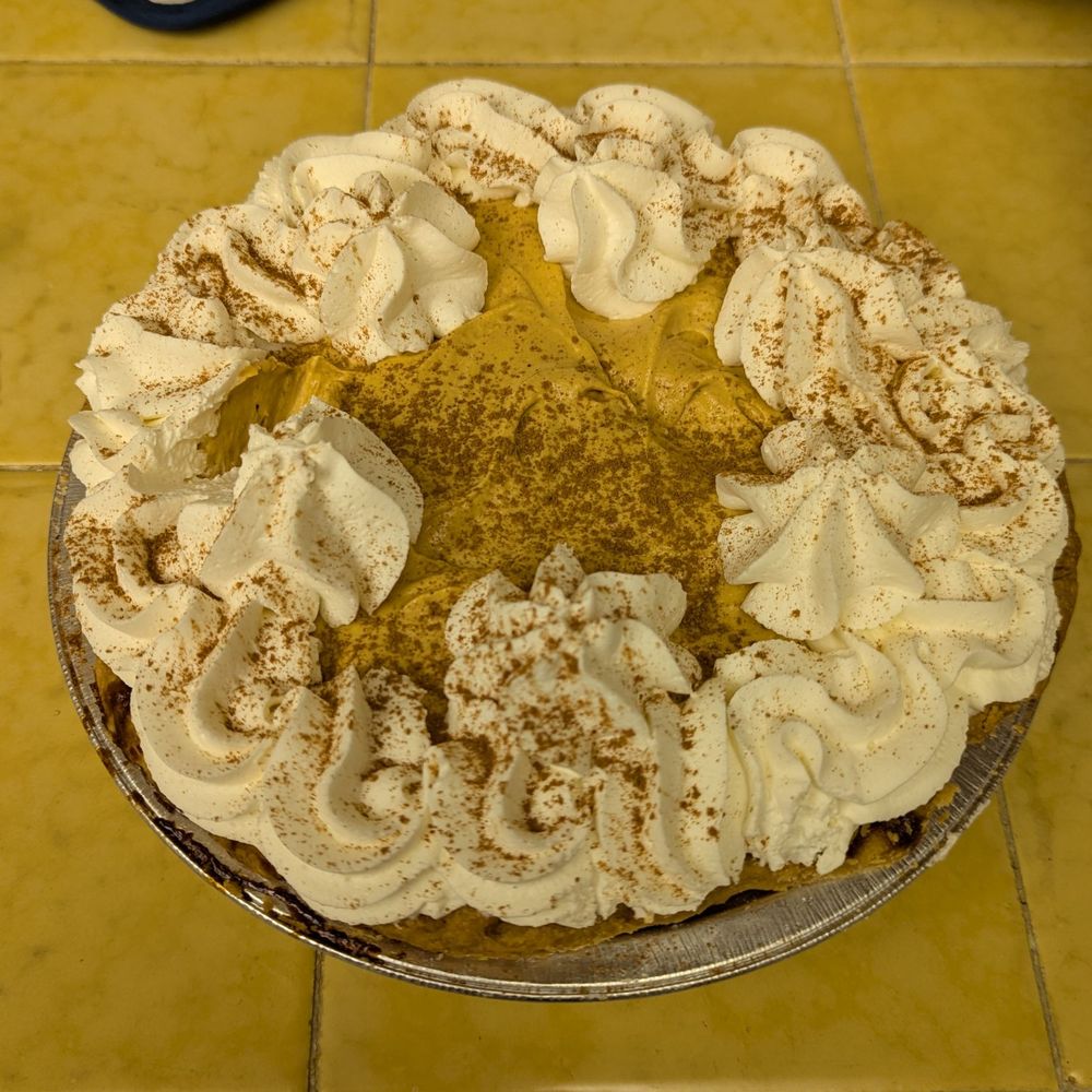Coco's Bakery Restaurant - Pumpkin Harvest Pie, $22.99 prior to tax ($24.78 after) - American Near Me - Upland, California Coco's Bakery Restaurant - Pumpkin Harvest Pie, $22.99 prior to tax ($24.78 after) - American Near Me - Upland, California