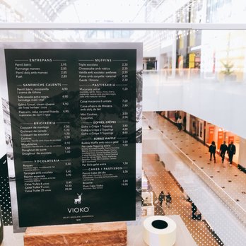 Vioko - The menu. - Chocolatiers & Shops Near Me - Barcelona, B