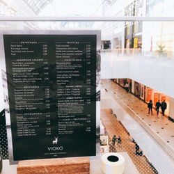Vioko - The menu.