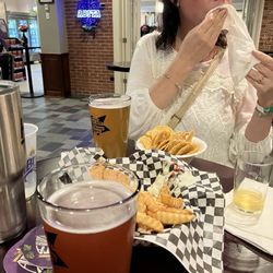 Abita Brewing Company - Fish and fries and crawfish and nachos.