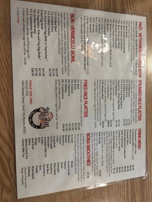 Menu photo 7 What the Pho Denver, CO Menu photo 7 What the Pho Denver, CO
