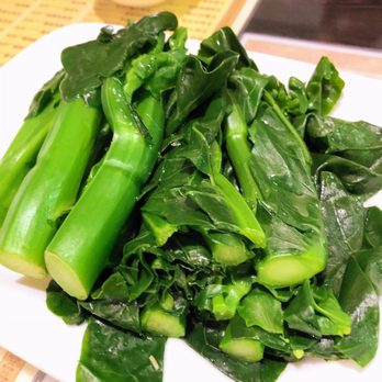 麥明記 - Chinese Broccoli (gai lan) - Noodles Near Me - Hong Kong, HK
