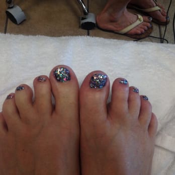 QPI Nails - Glitter toes - a fun change! - Nail Salons Near Me - South Jordan, Utah QPI Nails - Glitter toes - a fun change! - Nail Salons Near Me - South Jordan, Utah
