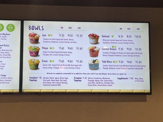 Menu photo 1 Bahia Bowls Jackson, TN Menu photo 1 Bahia Bowls Jackson, TN