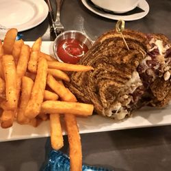 Base Camp Bistro - Halibut Rueben
