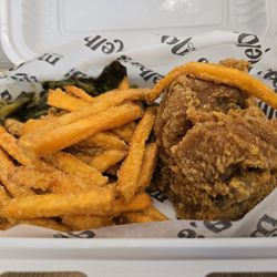 Melba's - My meal - 1 piece of chicken with 2 sides