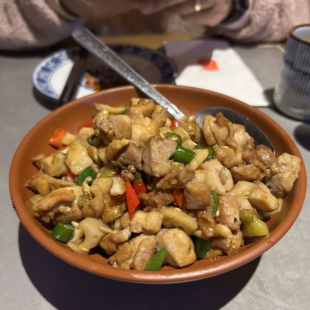 Mountain House - Diced Chicken with Lotus Root - Szechuan Near Me - Boston, Massachusetts Mountain House - Diced Chicken with Lotus Root - Szechuan Near Me - Boston, Massachusetts