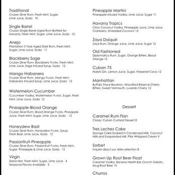 Havana - Menu - Cuban Near Me - Walnut Creek, California Havana - Menu - Cuban Near Me - Walnut Creek, California