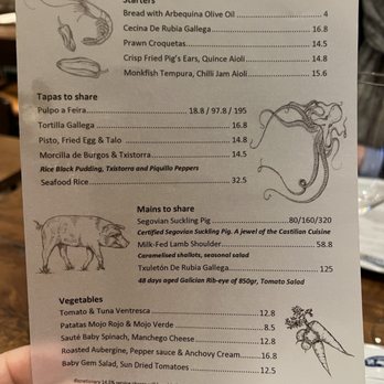Sabor - Menu - Spanish Near Me - London, XGL Sabor - Menu - Spanish Near Me - London, XGL