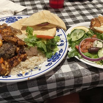 Bosphorus - Sultans platter and salad - Turkish Near Me - Englewood, Colorado
