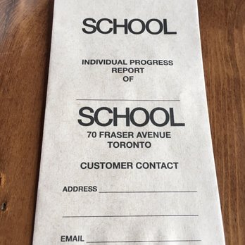 School Restaurant - Their check, so cute - Bakeries Near Me - Toronto, Ontario School Restaurant - Their check, so cute - Bakeries Near Me - Toronto, Ontario