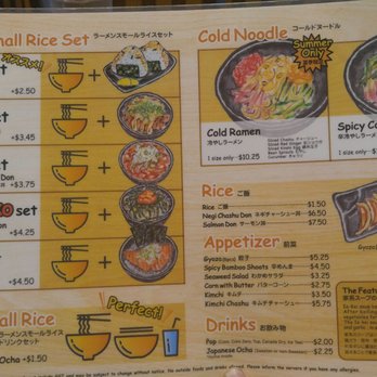 Yah Yah Ya Ramen - Menu - Ramen Near Me - Richmond, British Columbia Yah Yah Ya Ramen - Menu - Ramen Near Me - Richmond, British Columbia