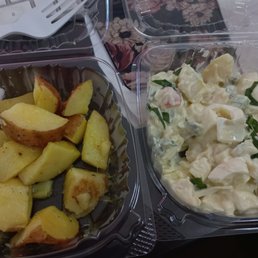 Both are supposed to be potato salad.