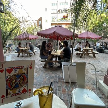Honey And The Trapcat - Back patio - Cocktail Bars Near Me - Sacramento, California Honey And The Trapcat - Back patio - Cocktail Bars Near Me - Sacramento, California