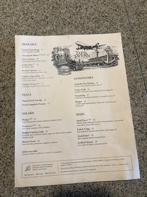 Menu photo 1 Tap and Tavern Burlingame, CA
