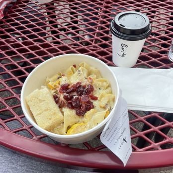 Ceres - Pasta special and cortado - Cafes Near Me - Tucson, Arizona