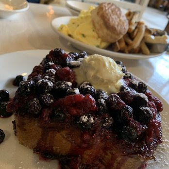 Little Oddfellows - Brioche French Toast & Homemade Biscuit and Eggs with Homefries - Cafes Near Me - Seattle, Washington