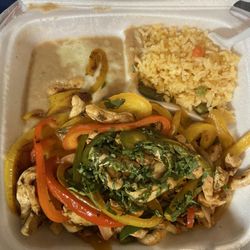 El Campestre - To go...chicken fajitas dinner