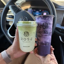 Coconut Matcha and Taro Smoothie (I think) Coconut Matcha and Taro Smoothie (I think)