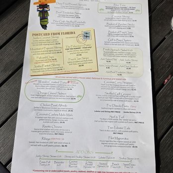 Snapper's Sea Grill - Menu - Seafood Near Me - St. Pete Beach, Florida