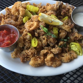 Oliviana Ristorante & Bar Italiano - The calamari appetizer, which Mom and I shared, which was served lukewarm and some pieces were fried quite hard . . . too hard to chew. - Italian Near Me - Augusta, Georgia Oliviana Ristorante & Bar Italiano - The calamari appetizer, which Mom and I shared, which was served lukewarm and some pieces were fried quite hard . . . too hard to chew. - Italian Near Me - Augusta, Georgia
