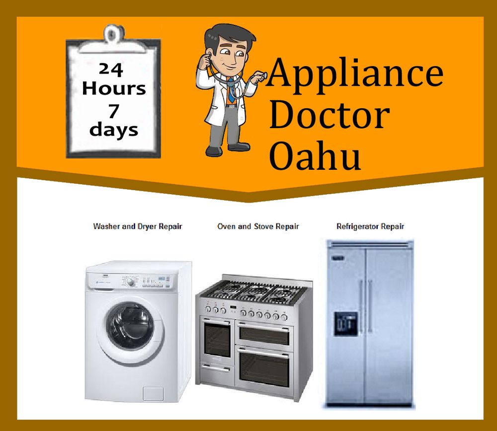 APPLIANCE DOCTOR 14 Photos Honolulu, Hawaii Appliances & Repair Phone Number Yelp