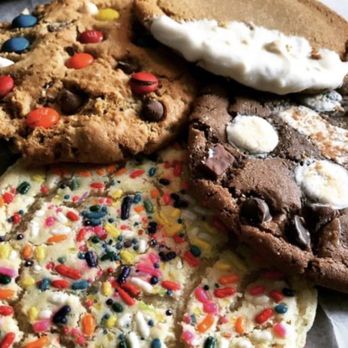 Coffee Shack Co - A cookie for every mood! Flourless monster cookie Ginger molasses cookie Funfetti cookie  S'mores cookie - Coffee & Tea Near Me - Mount Vernon, Washington