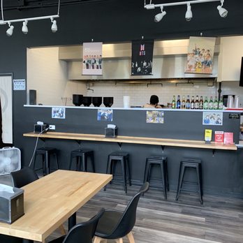 K Pop Ramen - View of the kitchen when you walk in through the door. Cashier and fountain drinks to the right and the seating area is the the left. - Ramen Near Me - Dallas, Texas K Pop Ramen - View of the kitchen when you walk in through the door. Cashier and fountain drinks to the right and the seating area is the the left. - Ramen Near Me - Dallas, Texas