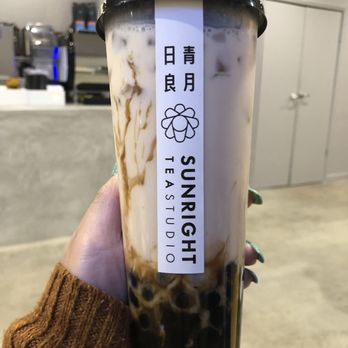 Sunright Tea Studio - Oolong Milk Tea with boba - Bubble Tea Near Me - Diamond Bar, California Sunright Tea Studio - Oolong Milk Tea with boba - Bubble Tea Near Me - Diamond Bar, California