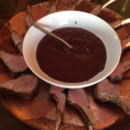 Lamb chops with sweet bbq dipping sauce