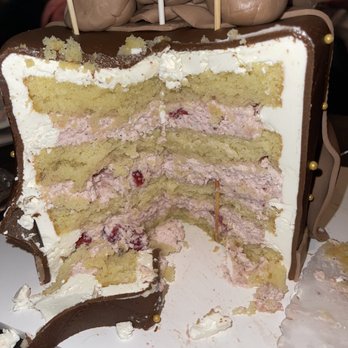 Ji's Cake Boutique - LV vanilla cake with strawberry mousse. - Cupcakes Near Me