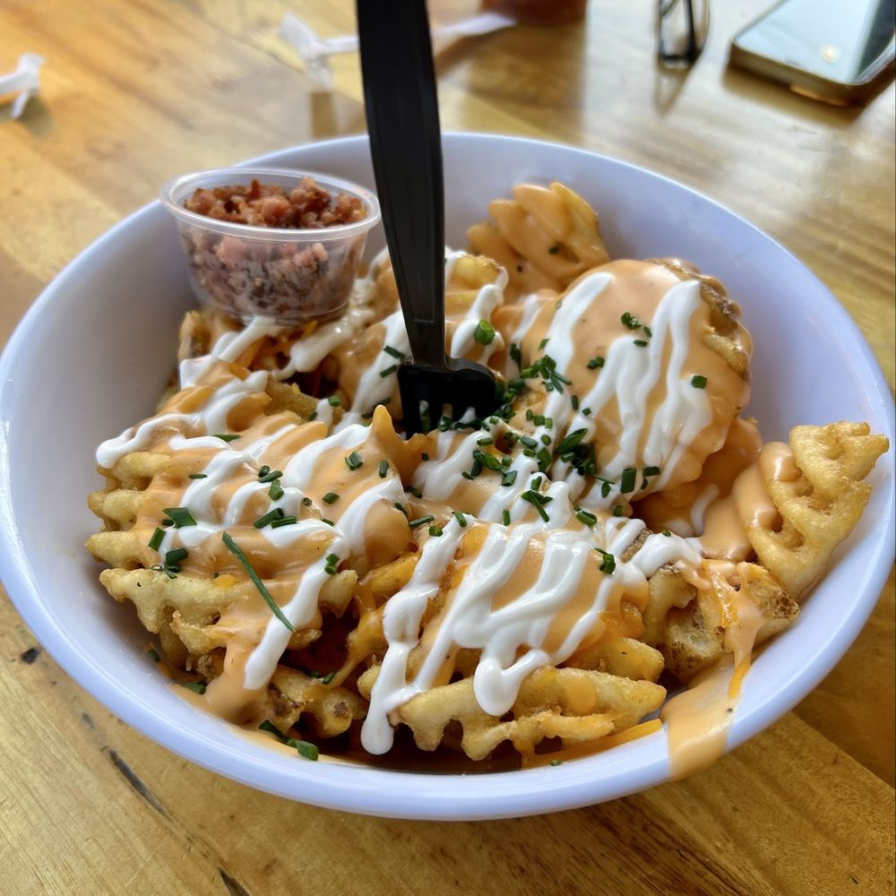 Bruxie - LOADED WAFFLE-CUT FRIES - Sandwiches Near Me - Orange, California