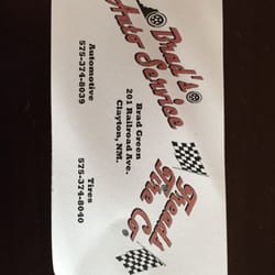 Brad's Auto Service - Business card