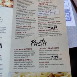 Rigali's Pizza Village - Menu