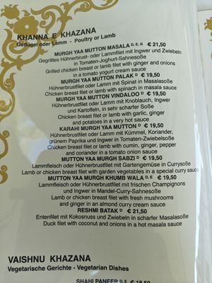 Menu photo 3 Sidhartha Munich, BY